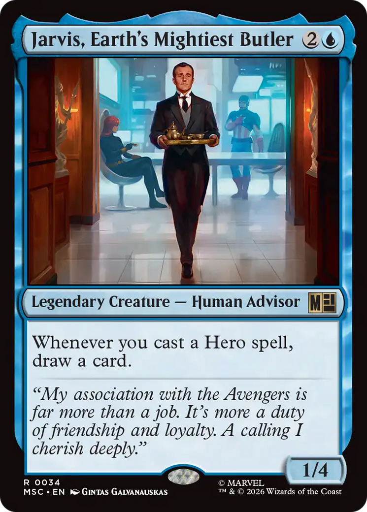 Jarvis, Earth's Mightiest Butler [Marvel Super Heroes Commander] | Gear Gaming Fayetteville