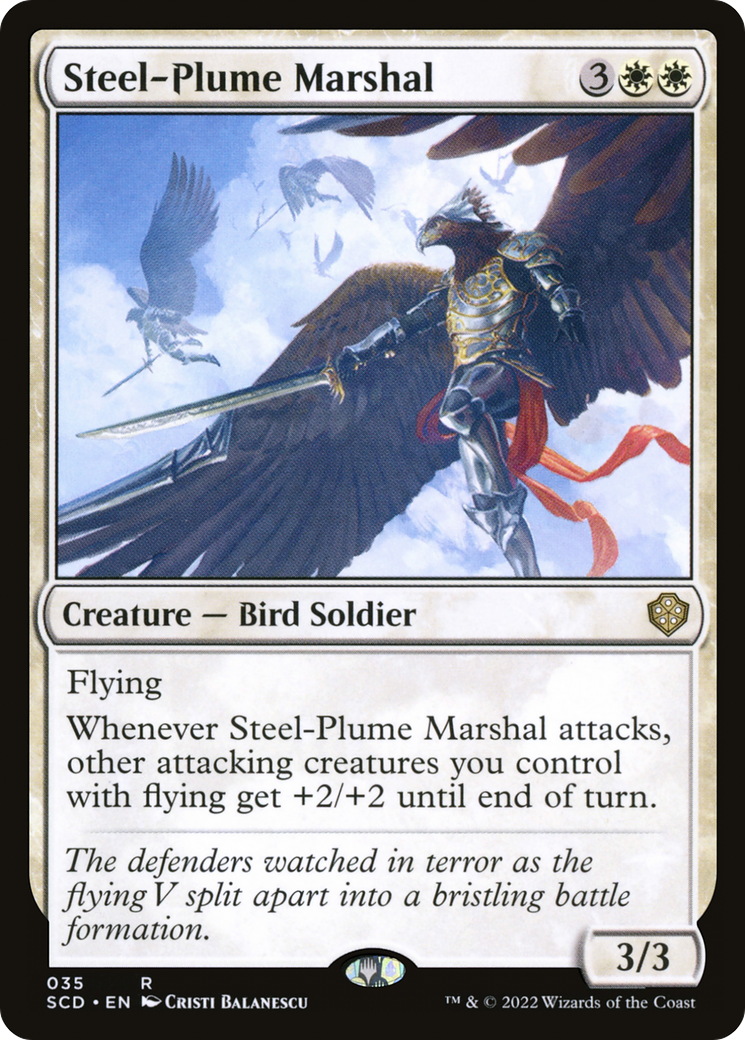 Steel-Plume Marshal [Starter Commander Decks] | Gear Gaming Fayetteville