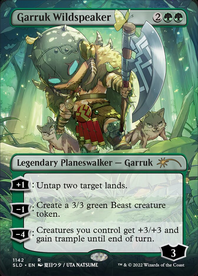 Garruk Wildspeaker (Borderless) [Secret Lair Drop Series] | Gear Gaming Fayetteville