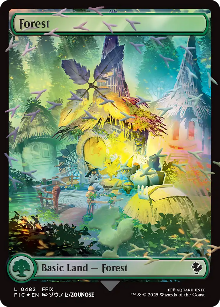 Forest (Chocobo Track Foil) [FINAL FANTASY Commander] | Gear Gaming Fayetteville