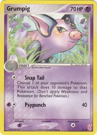 Grumpig (3/12) [EX: Trainer Kit 2 - Plusle] | Gear Gaming Fayetteville