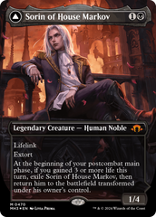 Sorin of House Markov // Sorin, Ravenous Neonate (Borderless) (Textured Foil) [Modern Horizons 3] | Gear Gaming Fayetteville