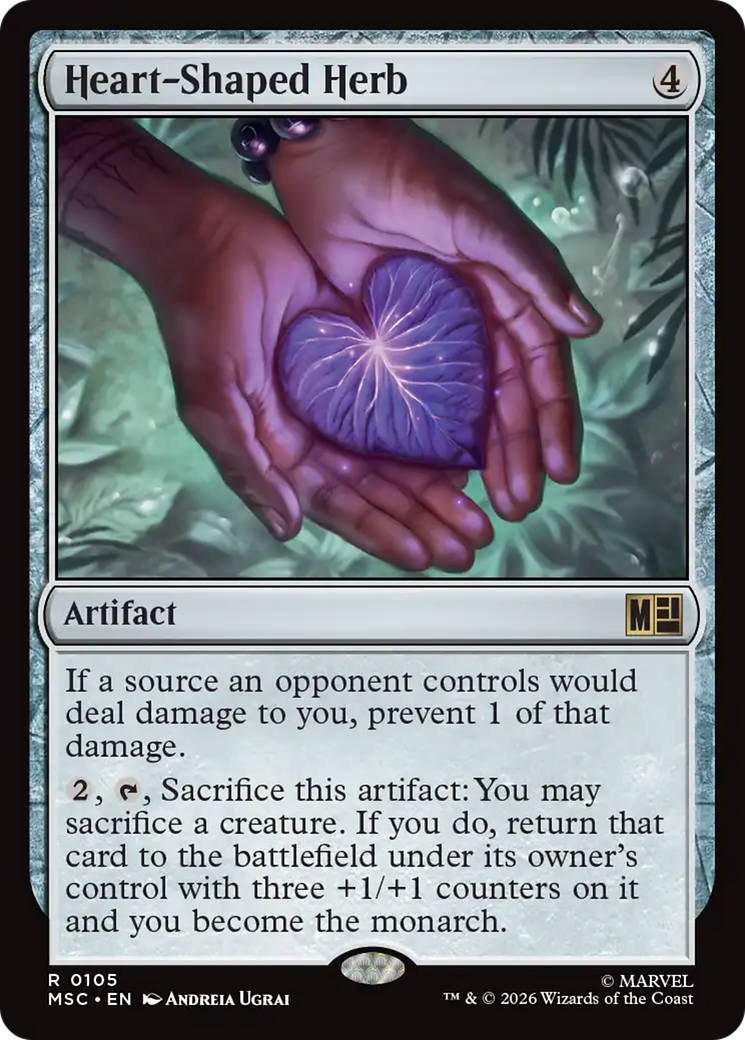 Heart-Shaped Herb [Marvel Super Heroes Commander] | Gear Gaming Fayetteville