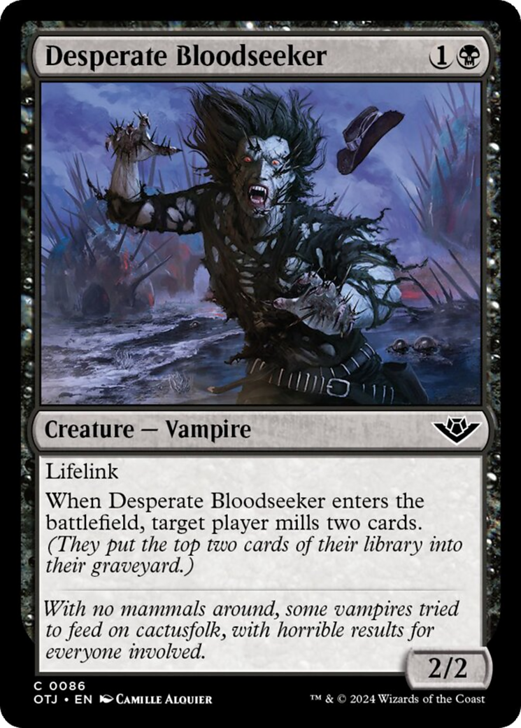 Desperate Bloodseeker [Outlaws of Thunder Junction] | Gear Gaming Fayetteville