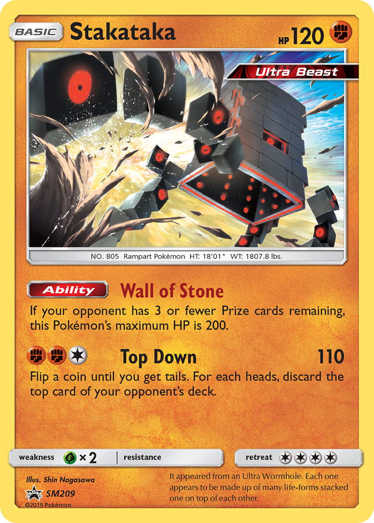 Stakataka (SM209) [Sun & Moon: Black Star Promos] | Gear Gaming Fayetteville