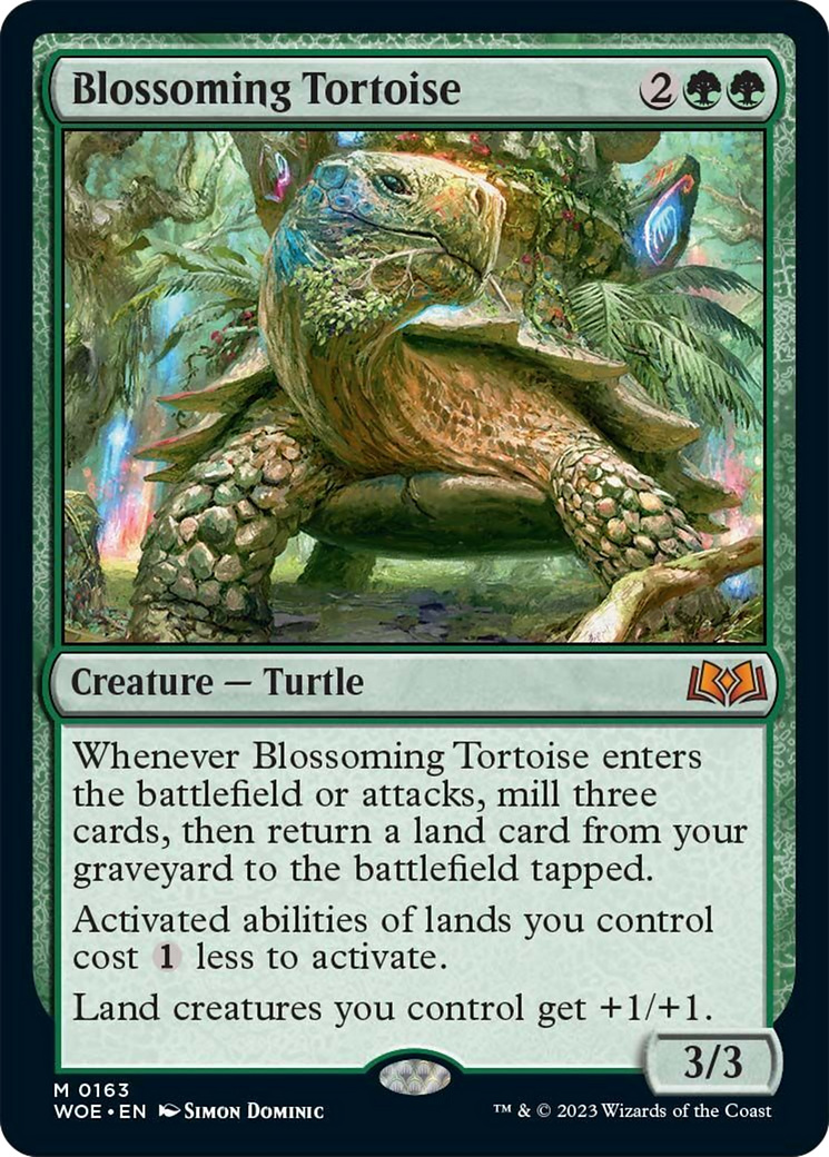 Blossoming Tortoise [Wilds of Eldraine] | Gear Gaming Fayetteville