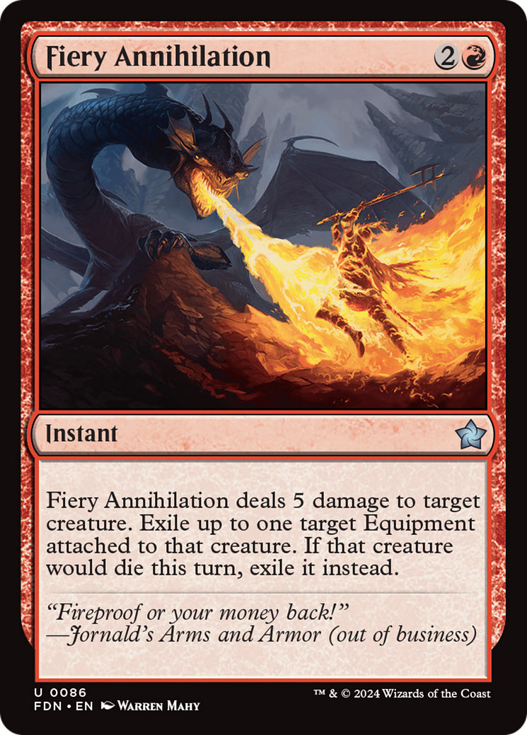 Fiery Annihilation [Foundations] | Gear Gaming Fayetteville