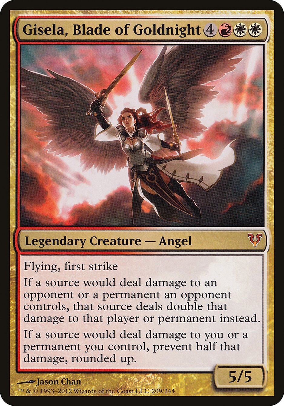 Gisela, Blade of Goldnight (Oversized) [Open the Helvault] | Gear Gaming Fayetteville