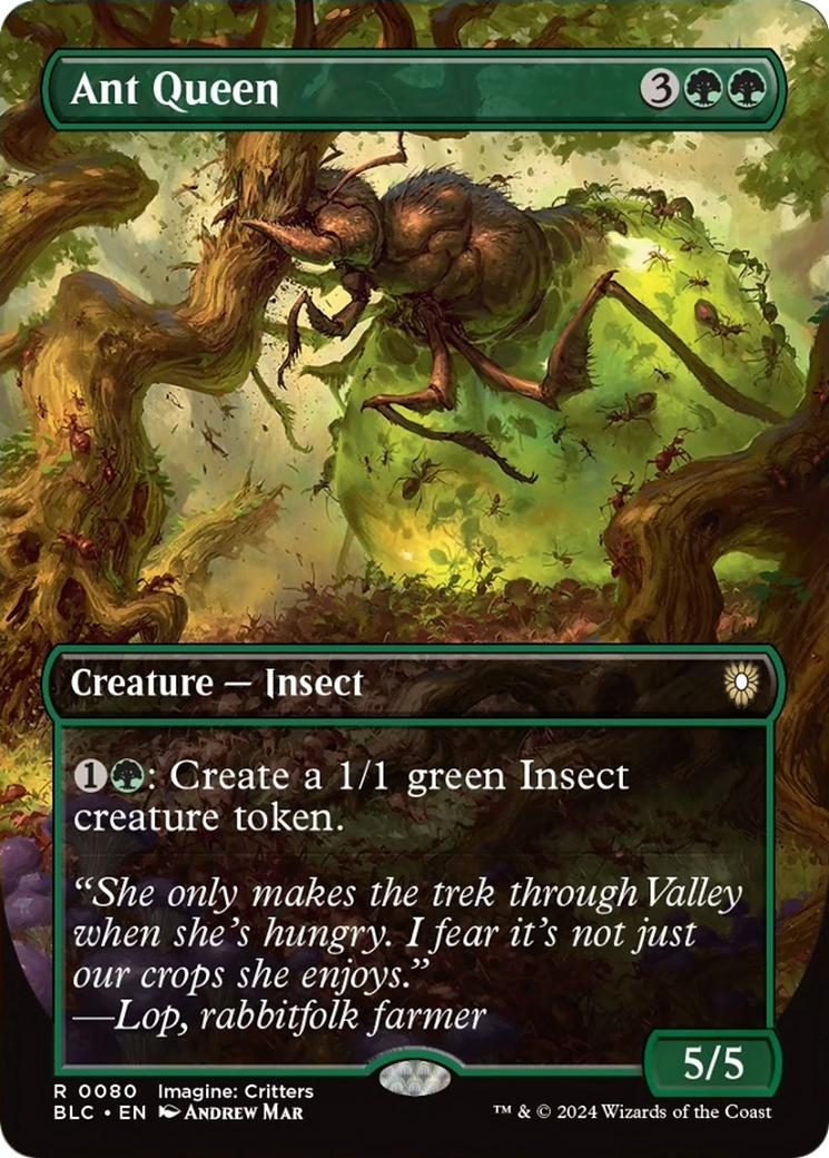 Ant Queen (Borderless) [Bloomburrow Commander] | Gear Gaming Fayetteville