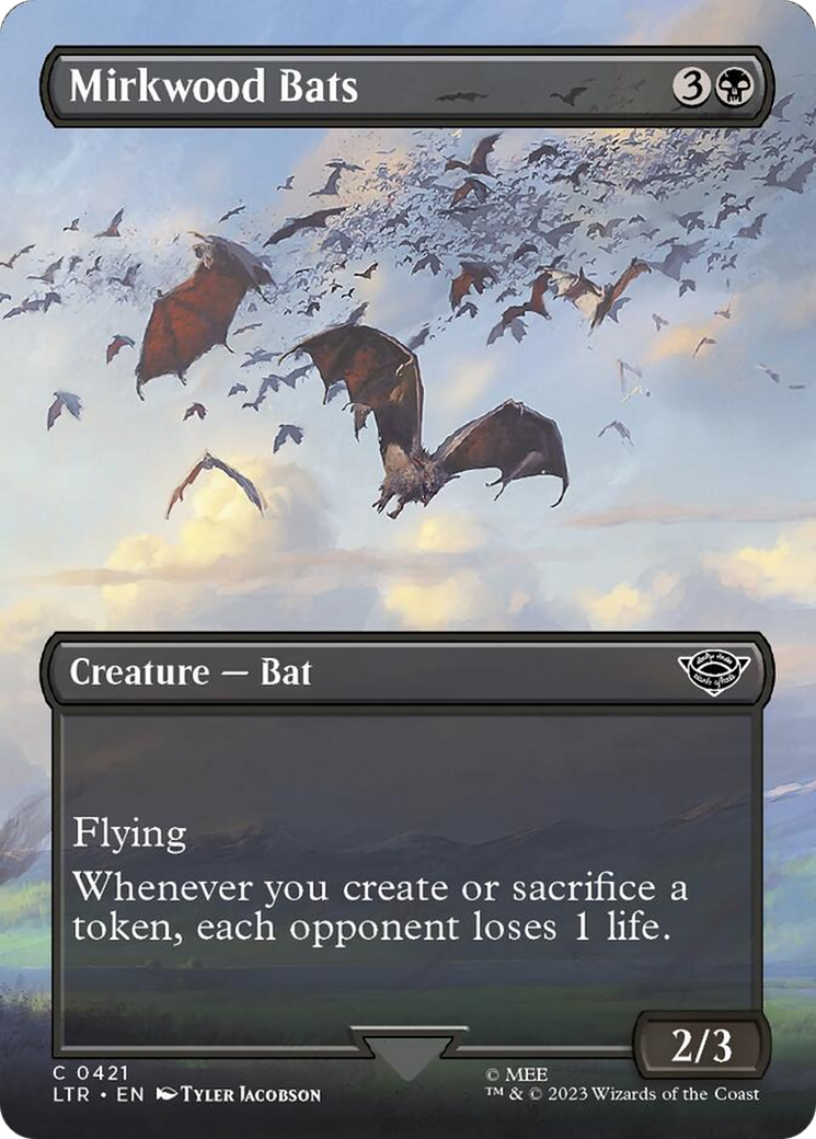Mirkwood Bats (Borderless Alternate Art) [The Lord of the Rings: Tales of Middle-Earth] | Gear Gaming Fayetteville