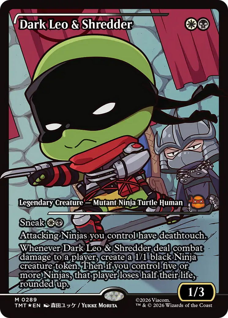 Dark Leo & Shredder (Showcase) [Teenage Mutant Ninja Turtles] | Gear Gaming Fayetteville