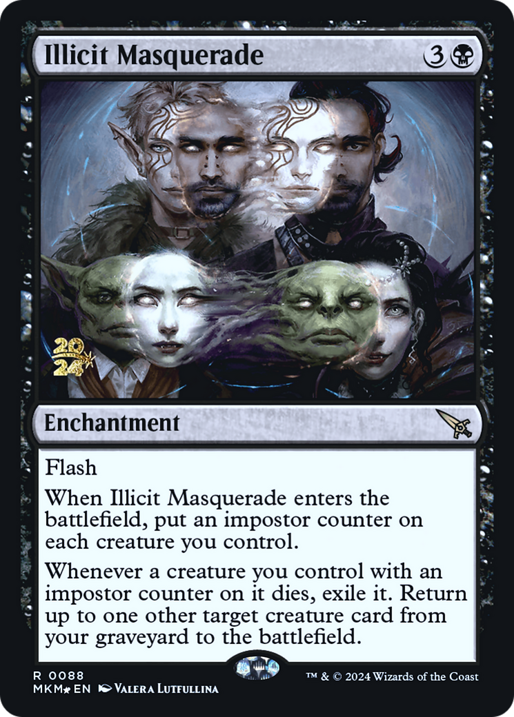 Illicit Masquerade [Murders at Karlov Manor Prerelease Promos] | Gear Gaming Fayetteville