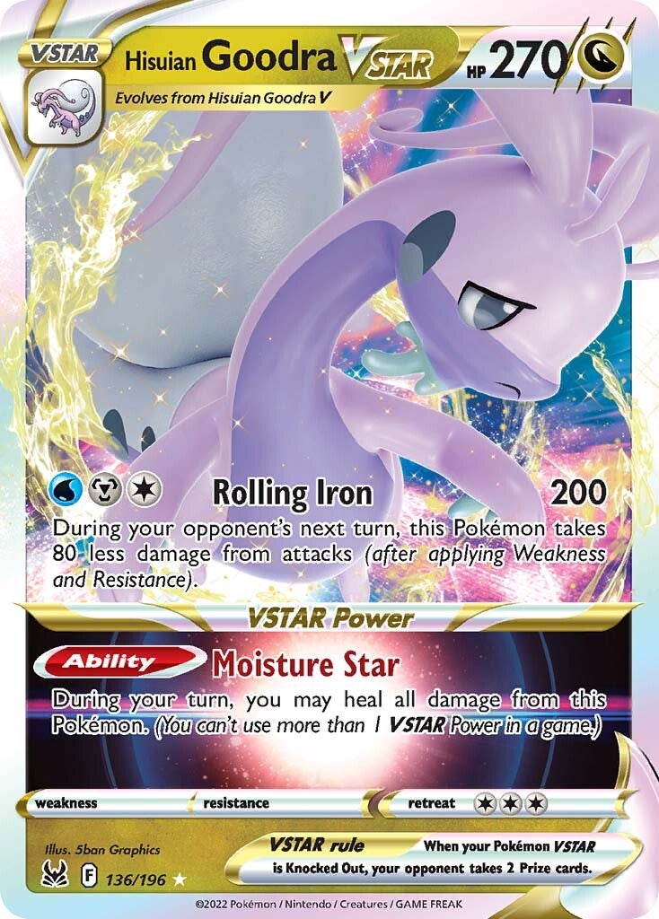 Hisuian Goodra VSTAR (136/196) [Sword & Shield: Lost Origin] | Gear Gaming Fayetteville