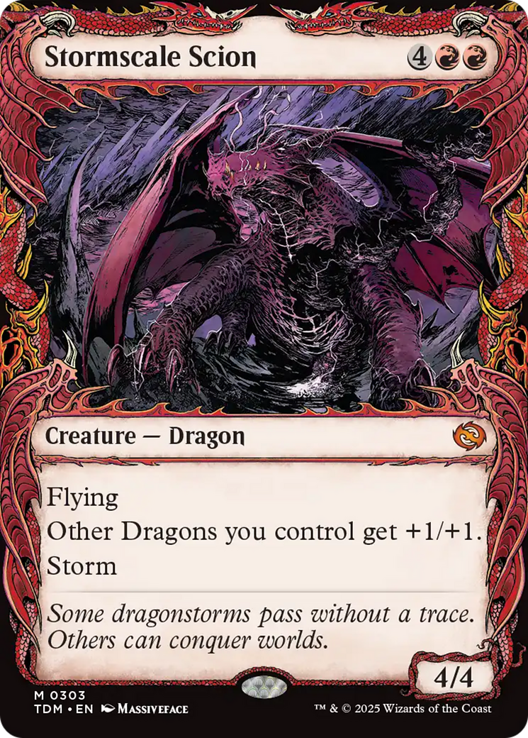 Stormscale Scion (Showcase) [Tarkir: Dragonstorm] | Gear Gaming Fayetteville