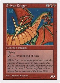 Shivan Dragon (Oversized) [Oversize Cards] | Gear Gaming Fayetteville