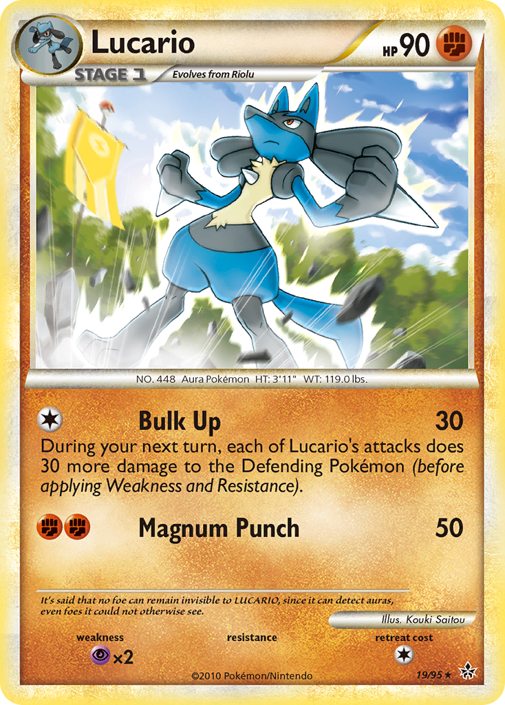 Lucario (19/95) [HeartGold & SoulSilver: Unleashed] | Gear Gaming Fayetteville