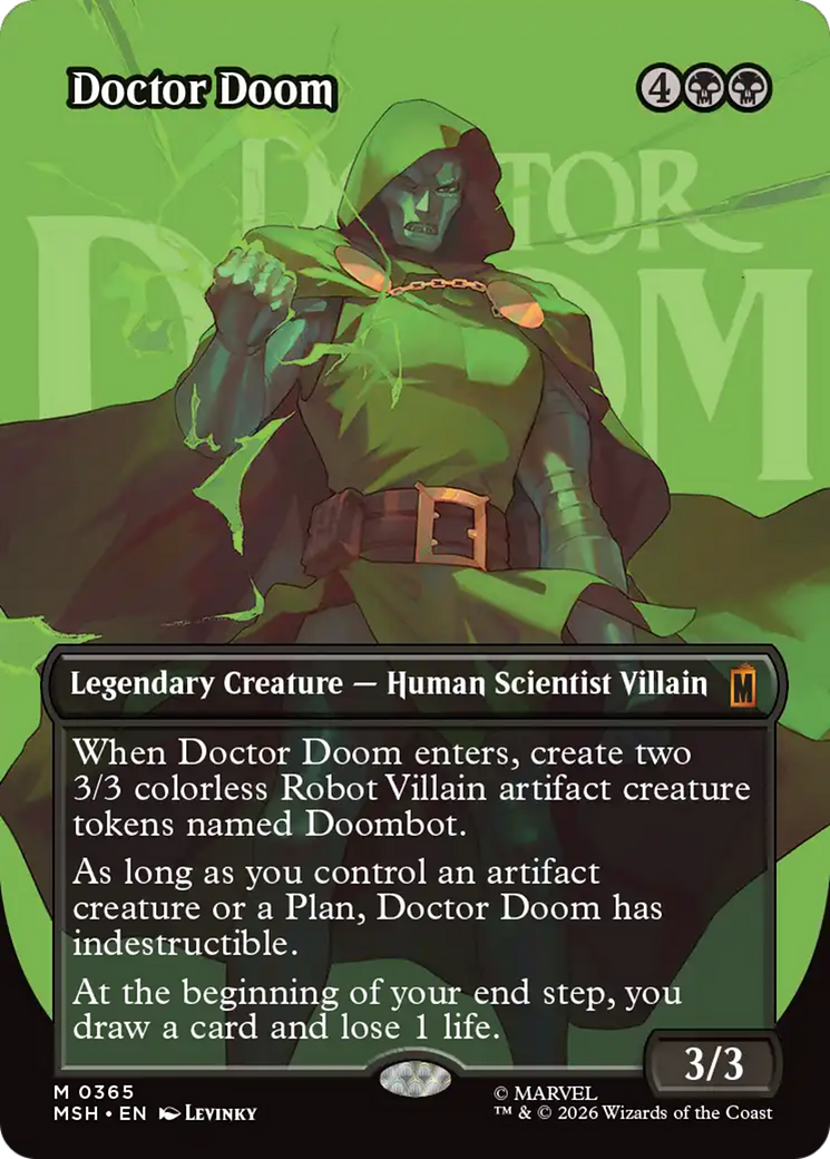 Doctor Doom (Borderless) (365) [Marvel Super Heroes] | Gear Gaming Fayetteville