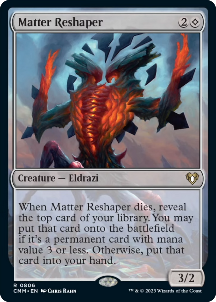 Matter Reshaper [Commander Masters] | Gear Gaming Fayetteville