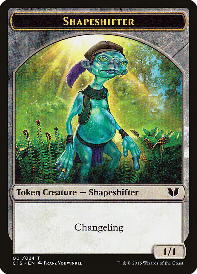Shapeshifter // Shapeshifter Double-Sided Token [Commander 2015 Tokens] | Gear Gaming Fayetteville