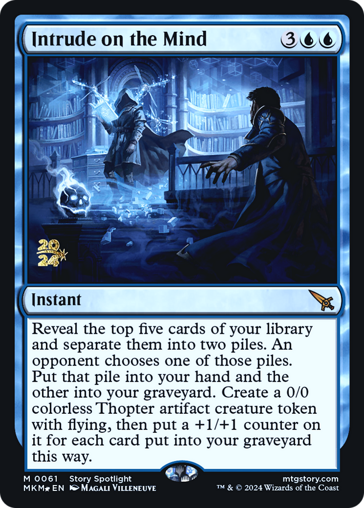 Intrude on the Mind [Murders at Karlov Manor Prerelease Promos] | Gear Gaming Fayetteville