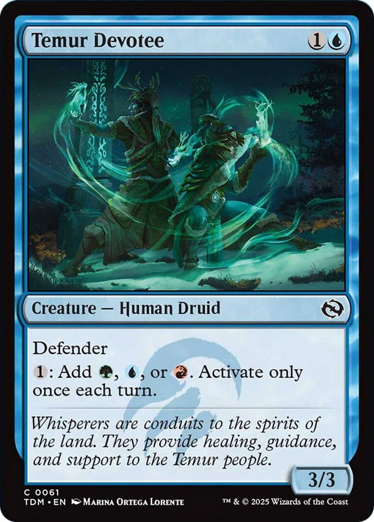 Temur Devotee [Tarkir: Dragonstorm] | Gear Gaming Fayetteville
