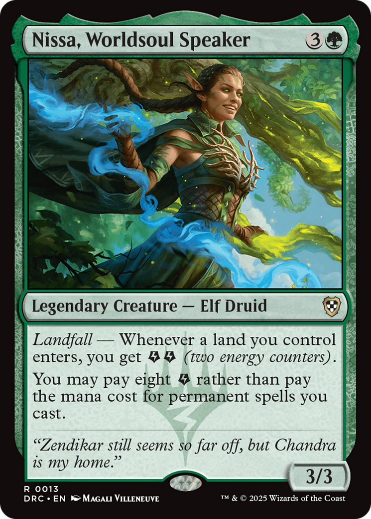 Nissa, Worldsoul Speaker [Aetherdrift Commander] | Gear Gaming Fayetteville