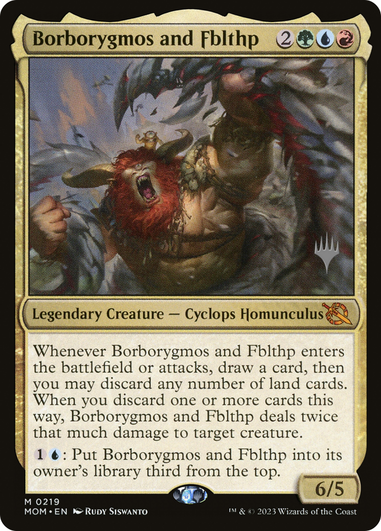 Borborygmos and Fblthp (Promo Pack) [March of the Machine Promos] | Gear Gaming Fayetteville