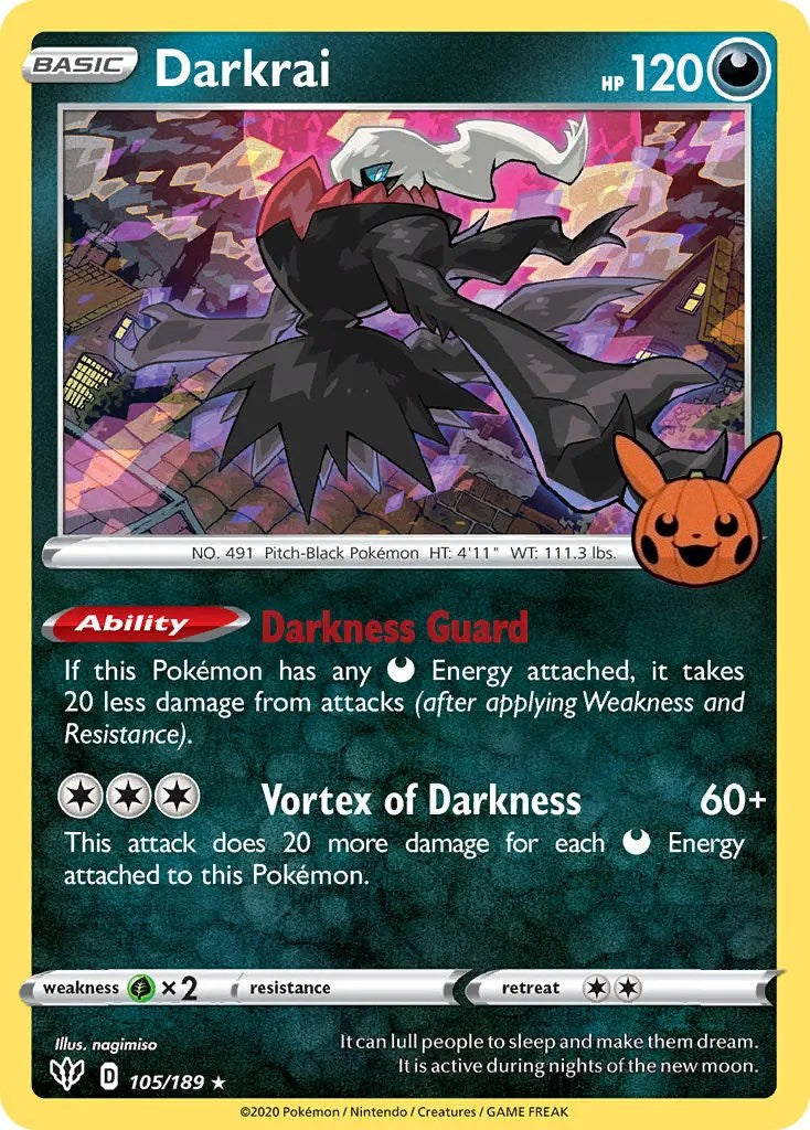 Darkrai (105/189) [Trick or Trade] | Gear Gaming Fayetteville