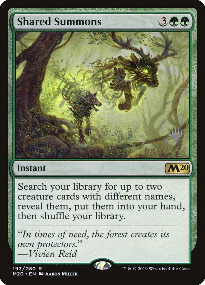 Shared Summons (Promo Pack) [Core Set 2020 Promos] | Gear Gaming Fayetteville