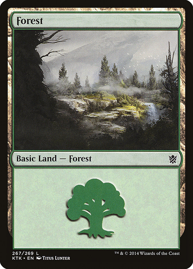 Forest (267) [Khans of Tarkir] | Gear Gaming Fayetteville