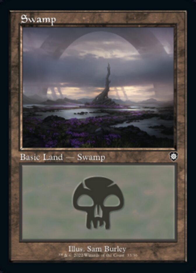 Swamp (033) (Retro) [The Brothers' War Commander] | Gear Gaming Fayetteville