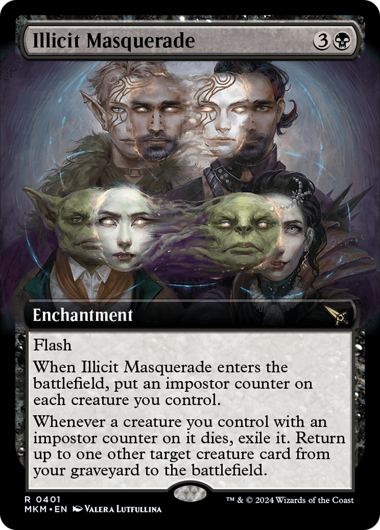 Illicit Masquerade (Extended Art) [Murders at Karlov Manor] | Gear Gaming Fayetteville