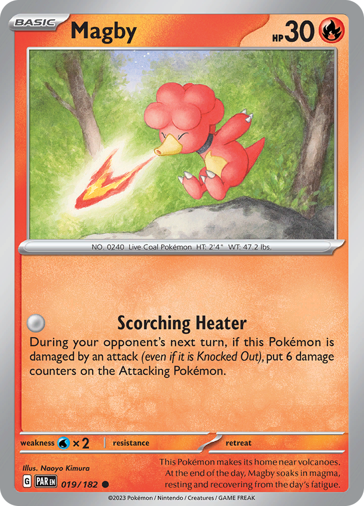 Magby (019/182) [Scarlet & Violet: Paradox Rift] | Gear Gaming Fayetteville