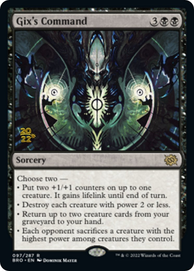 Gix's Command [The Brothers' War Prerelease Promos] | Gear Gaming Fayetteville