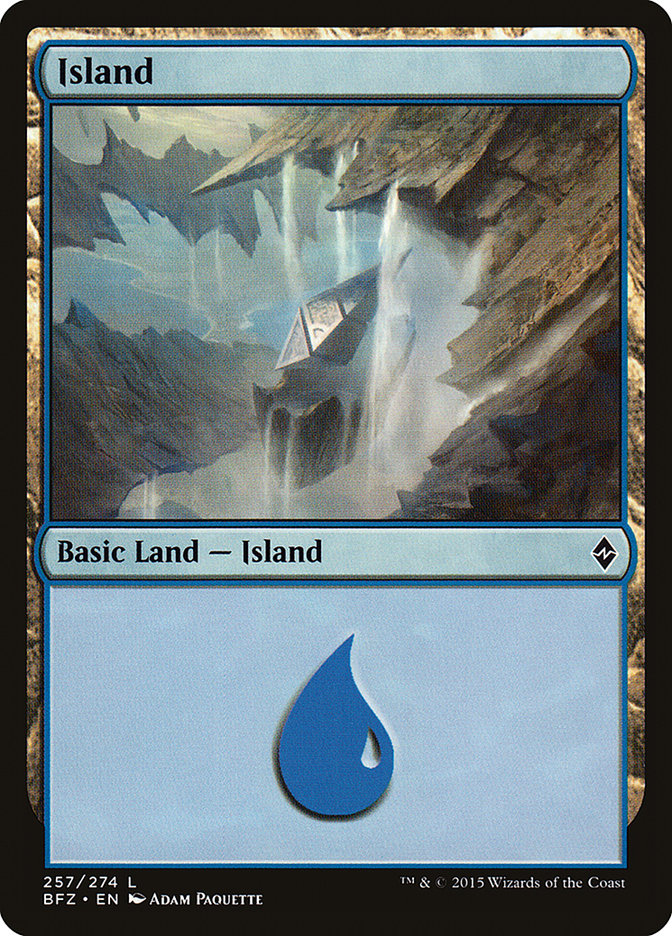 Island (257) [Battle for Zendikar] | Gear Gaming Fayetteville