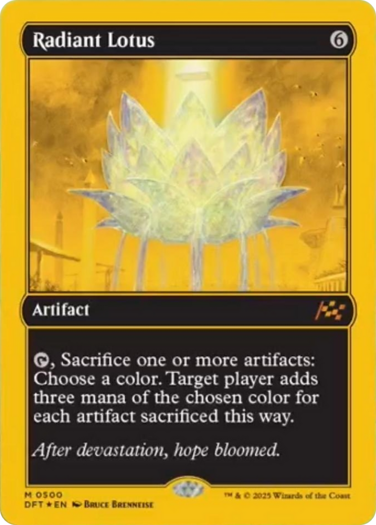 Radiant Lotus (First-Place Foil) [Aetherdrift] | Gear Gaming Fayetteville