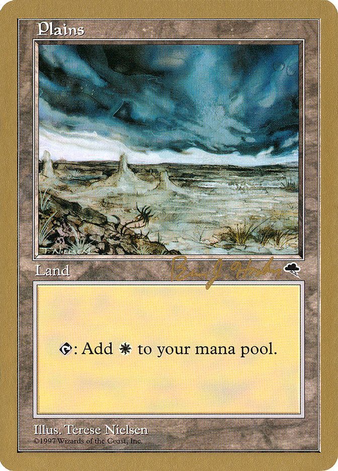 Plains (bh334) (Brian Hacker) [World Championship Decks 1998] | Gear Gaming Fayetteville