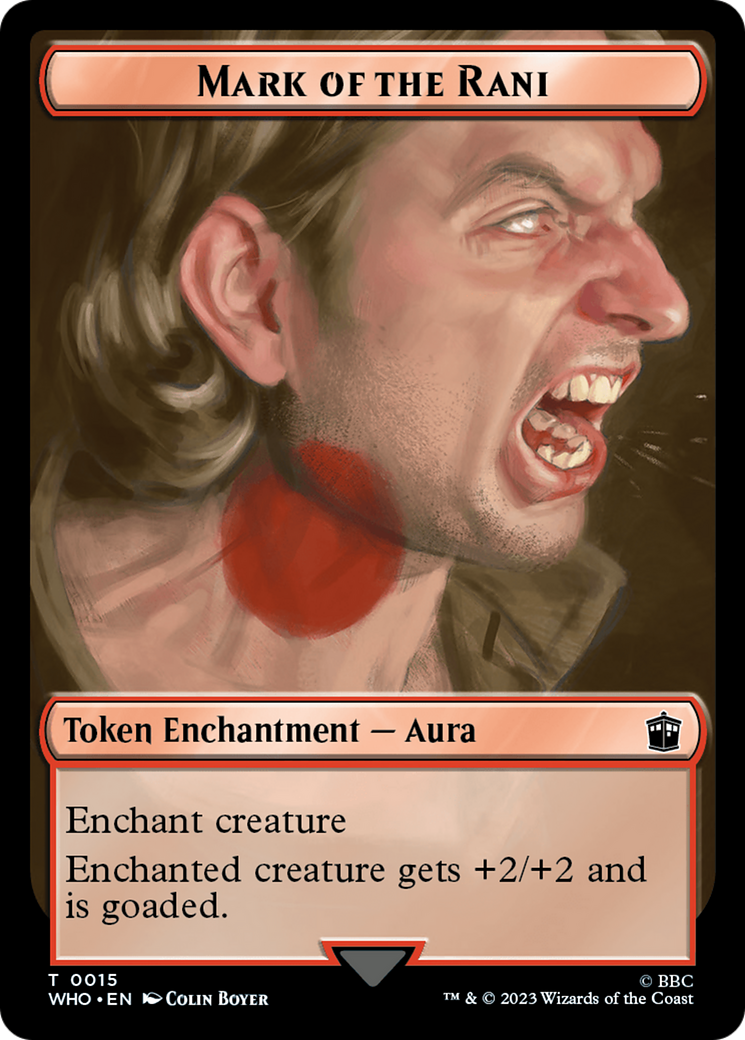Human Noble // Mark of the Rani Double-Sided Token [Doctor Who Tokens] | Gear Gaming Fayetteville