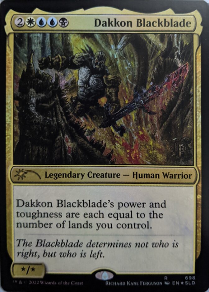 Dakkon Blackblade [Secret Lair Drop Promos] | Gear Gaming Fayetteville