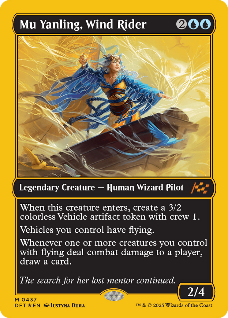 Mu Yanling, Wind Rider (First-Place Foil) [Aetherdrift] | Gear Gaming Fayetteville