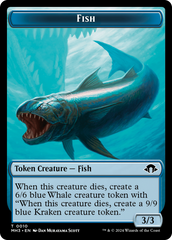 Eldrazi Spawn // Fish Double-Sided Token [Modern Horizons 3 Tokens] | Gear Gaming Fayetteville