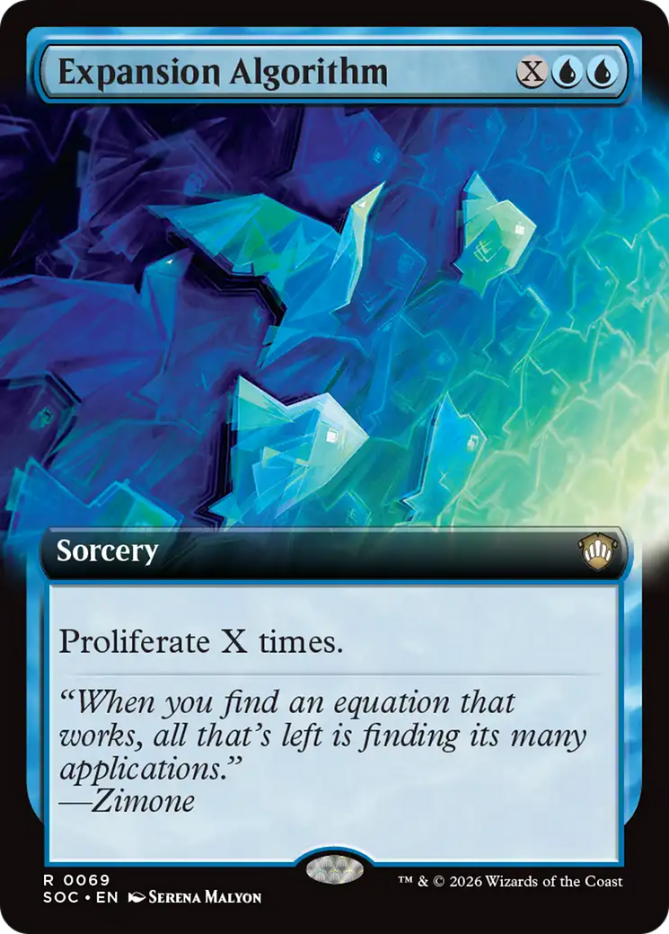Expansion Algorithm (Extended Art) [Secrets of Strixhaven Commander] | Gear Gaming Fayetteville