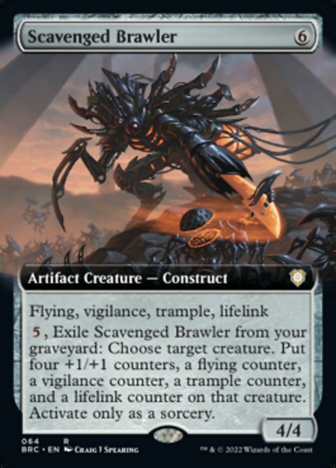 Scavenged Brawler (Extended Art) [The Brothers' War Commander] | Gear Gaming Fayetteville
