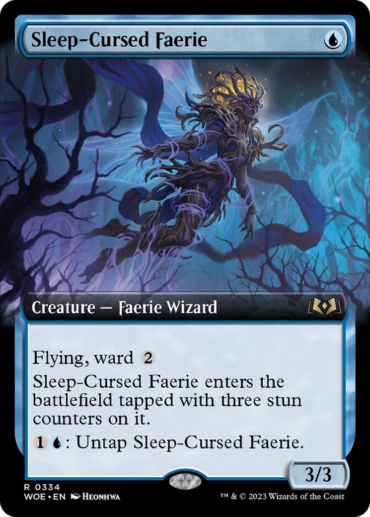 Sleep-Cursed Faerie (Extended Art) [Wilds of Eldraine] | Gear Gaming Fayetteville