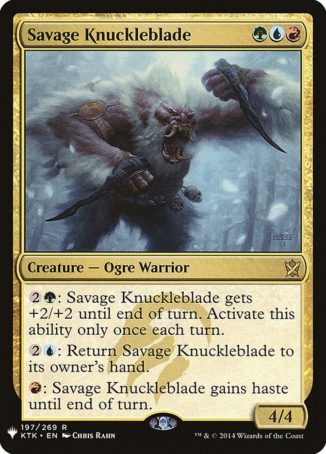 Savage Knuckleblade [Mystery Booster] | Gear Gaming Fayetteville