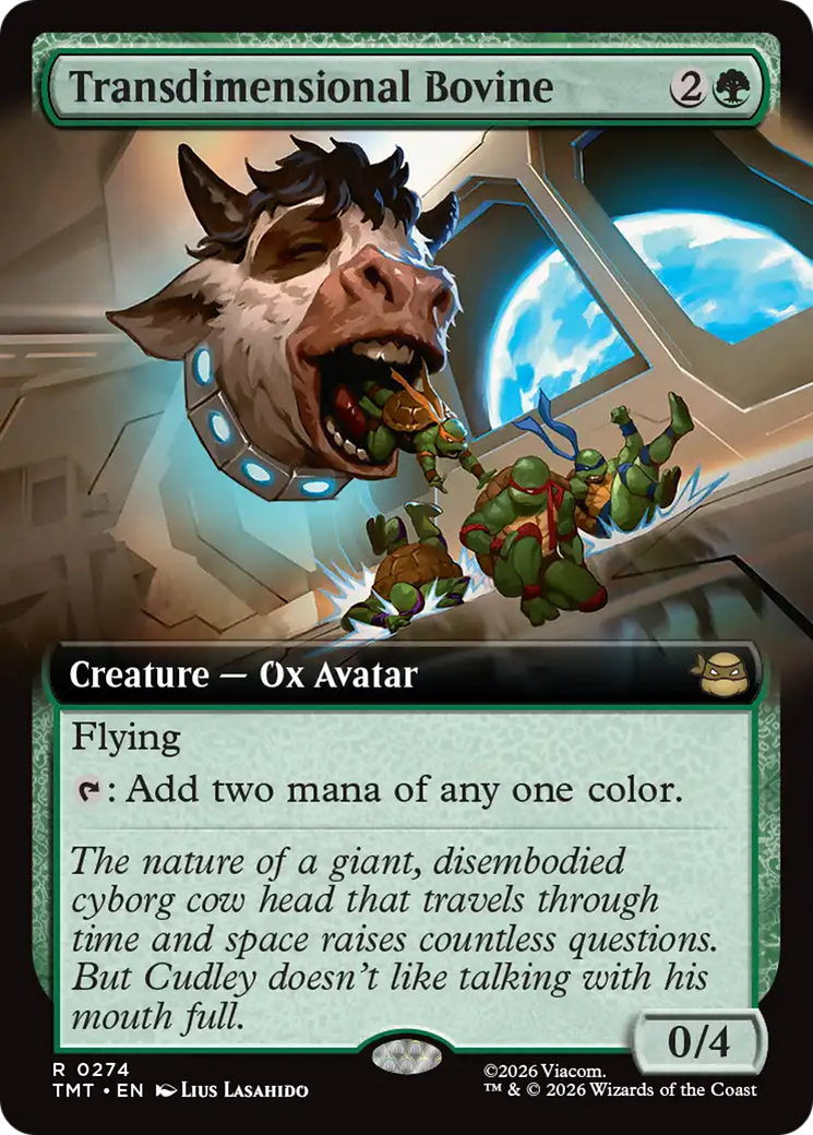 Transdimensional Bovine (Extended Art) [Teenage Mutant Ninja Turtles] | Gear Gaming Fayetteville