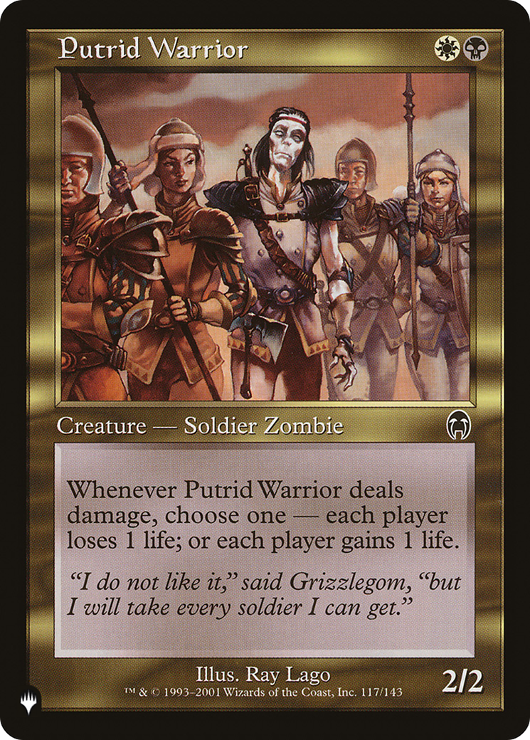 Putrid Warrior [The List] | Gear Gaming Fayetteville