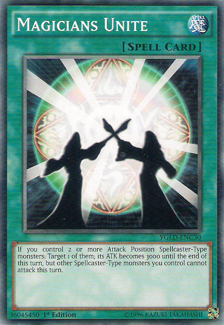 Magicians Unite [YGLD-ENC30] Common | Gear Gaming Fayetteville