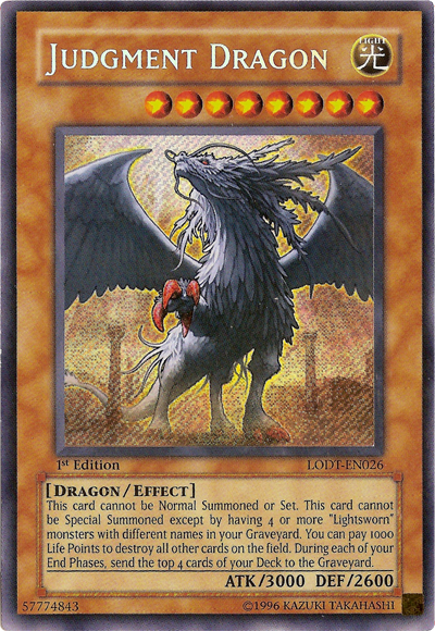 Judgment Dragon [LODT-EN026] Secret Rare | Gear Gaming Fayetteville