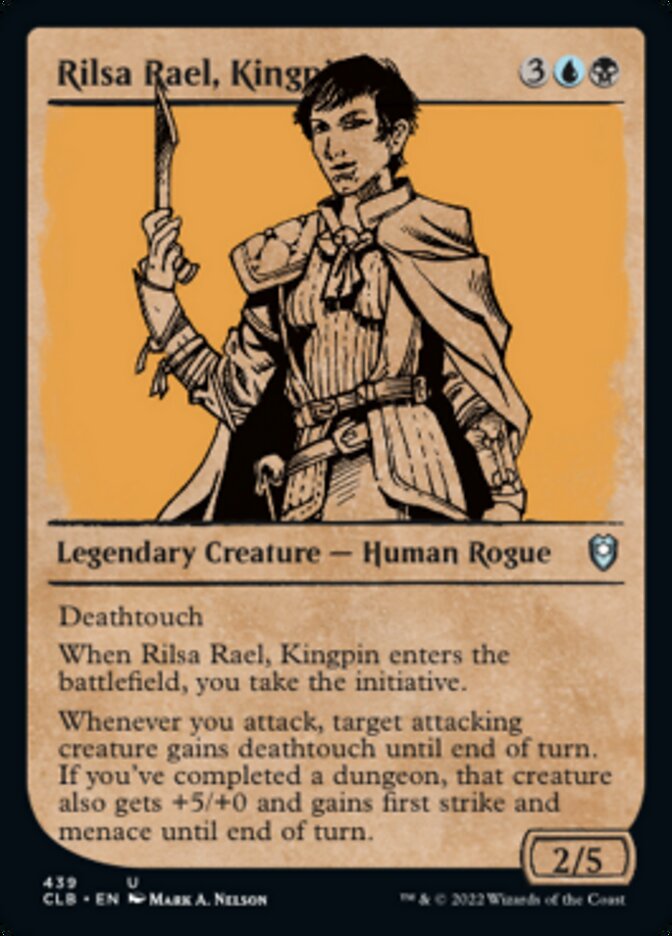 Rilsa Rael, Kingpin (Showcase) [Commander Legends: Battle for Baldur's Gate] | Gear Gaming Fayetteville